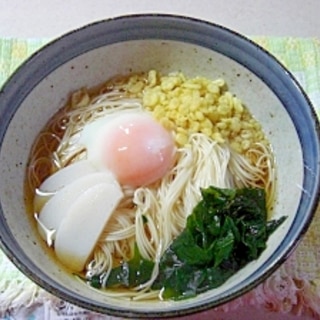 ホッ♪とあったか、煮麺～にゅうめん。